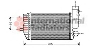Радиатор интеркулера Citroen Jumper/Fiat Ducato 1.9-2.8D 96-