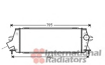 Радиатор интеркулера Renault Trafic 2.0/2.5dCi 06-