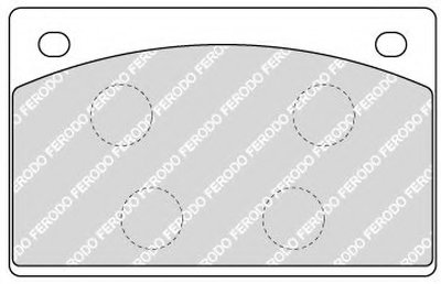 Комплект тормозных колодок, дисковый тормоз PREMIER FERODO купить