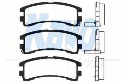 Комплект тормозных колодок, дисковый тормоз MK KASHIYAMA KAVO PARTS купить