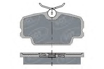 Комплект тормозных колодок, дисковый тормоз SCT Germany купить