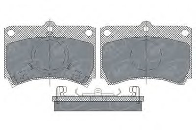 Комплект тормозных колодок, дисковый тормоз SCT Germany купить