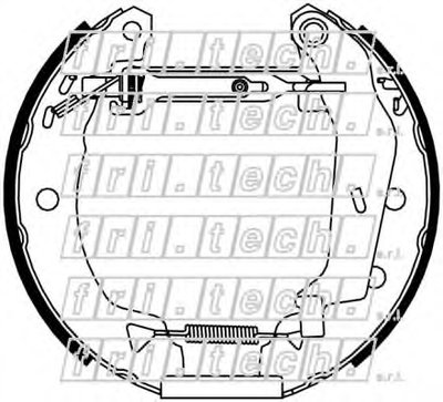 Комплект тормозных колодок FAST KIT fri.tech. купить