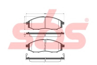 Комплект тормозных колодок, дисковый тормоз sbs купить
