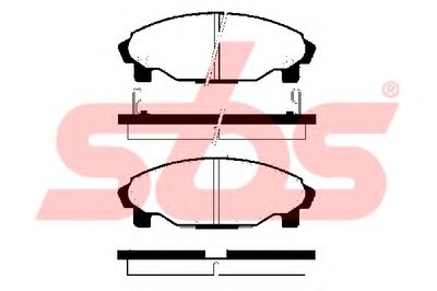 Комплект тормозных колодок, дисковый тормоз sbs купить