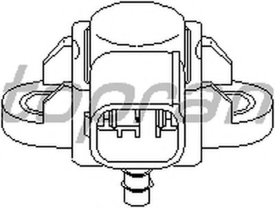 Датчик, давление во впускном газопроводе TOPRAN купить