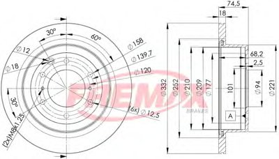 Тормозной диск Premium Carbon + FREMAX купить