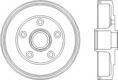 Тормозной барабан HELLA PAGID купить