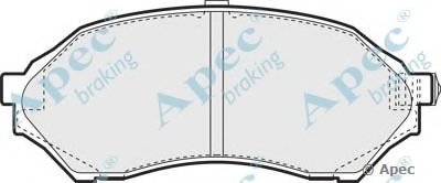 Комплект тормозных колодок, дисковый тормоз APEC braking купить