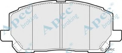 Комплект тормозных колодок, дисковый тормоз APEC braking купить