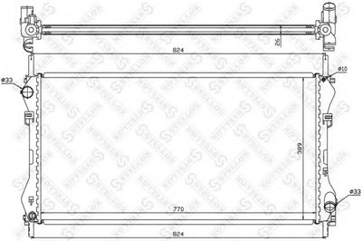 Радиатор, охлаждение двигателя STELLOX купить