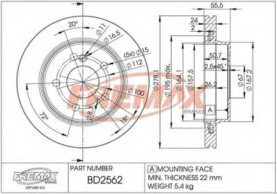 Тормозной диск Premium Black Carbon + FREMAX купить