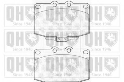 Комплект тормозных колодок, дисковый тормоз QUINTON HAZELL купить