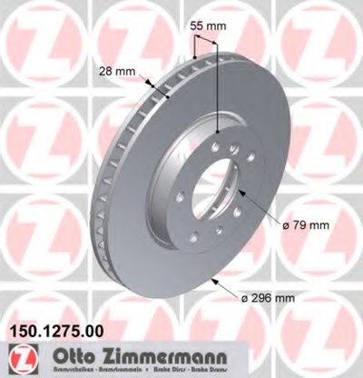 Тормозной диск ZIMMERMANN купить