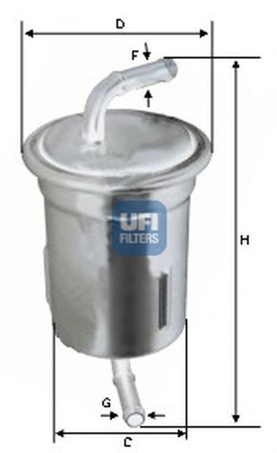 Топливный фильтр UFI купить