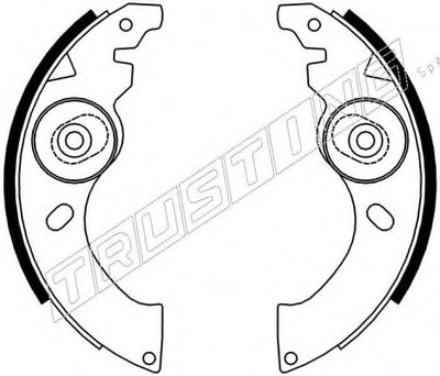 Комплект тормозных колодок TRUSTING купить