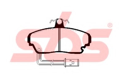 Комплект тормозных колодок, дисковый тормоз sbs купить
