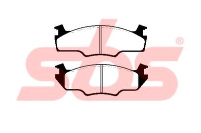 Комплект тормозных колодок, дисковый тормоз sbs купить