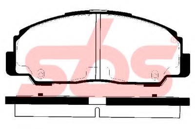Комплект тормозных колодок, дисковый тормоз sbs купить