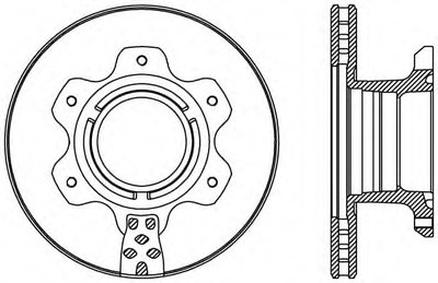 Тормозной диск ADAPTIVE OPEN PARTS купить