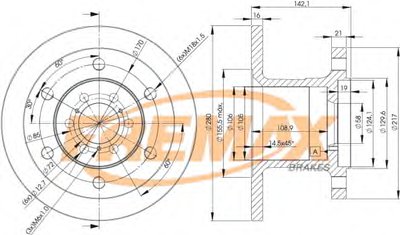 Тормозной диск Premium Carbon + FREMAX купить