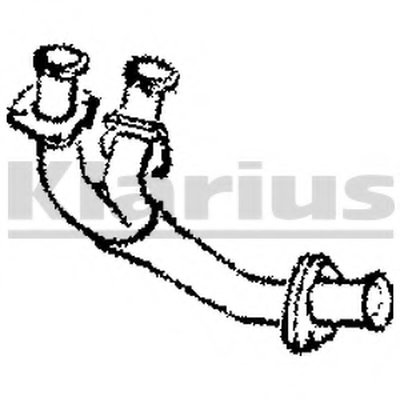 Труба выхлопного газа KLARIUS купить