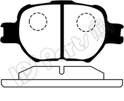 Комплект тормозных колодок, дисковый тормоз IPS Parts IPS Parts купить