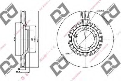 Тормозной диск DJ PARTS купить