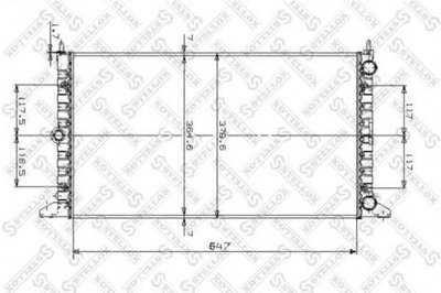 Радиатор, охлаждение двигателя STELLOX купить