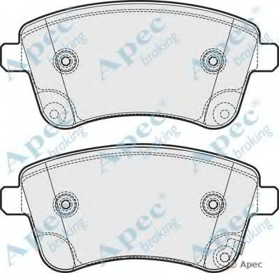 Комплект тормозных колодок, дисковый тормоз APEC braking купить