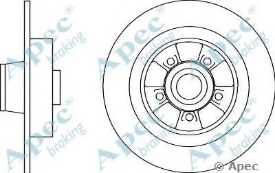 Тормозной диск APEC braking купить