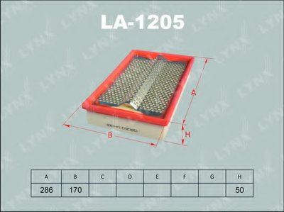 Воздушный фильтр LYNXauto купить