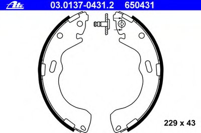 Комплект тормозных колодок ATE купить