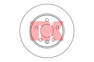 Тормозной диск NK купить
