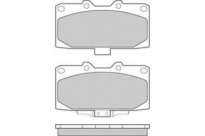 Комплект тормозных колодок, дисковый тормоз E.T.F. купить