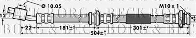 Тормозной шланг BORG & BECK купить