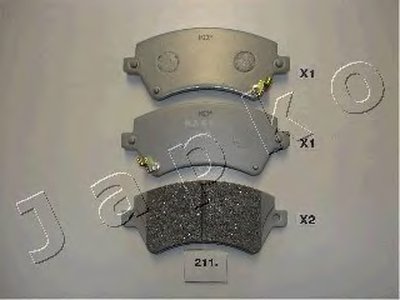 Комплект тормозных колодок, дисковый тормоз JAPKO Придбати