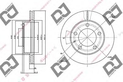 Тормозной диск DJ PARTS купить