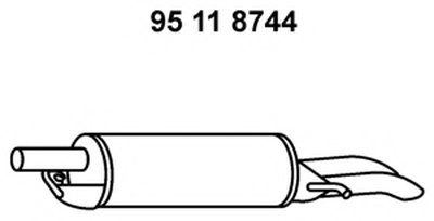 Глушитель выхлопных газов конечный EBERSPÄCHER купить