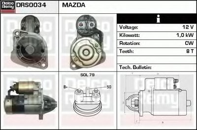 Стартер Remanufactured REMY (Light Duty) DELCO REMY купить