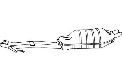 Глушитель выхлопных газов конечный FENNO купить