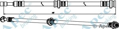 Тормозной шланг APEC braking купить