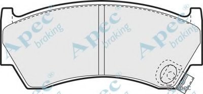 Комплект тормозных колодок, дисковый тормоз APEC braking купить