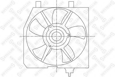 Вентилятор, охлаждение двигателя STELLOX купить