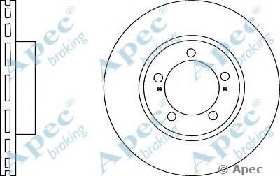 Тормозной диск APEC braking купить