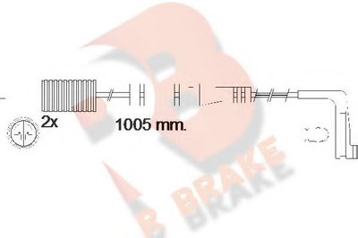 Сигнализатор, износ тормозных колодок R BRAKE купить