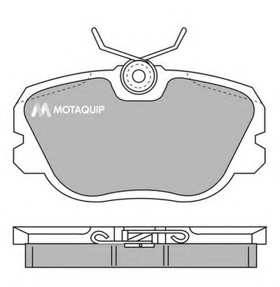 Комплект тормозных колодок, дисковый тормоз MOTAQUIP купить