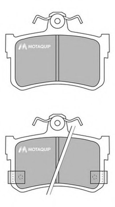 Комплект тормозных колодок, дисковый тормоз MOTAQUIP купить