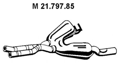 Средний глушитель выхлопных газов EBERSPÄCHER купить