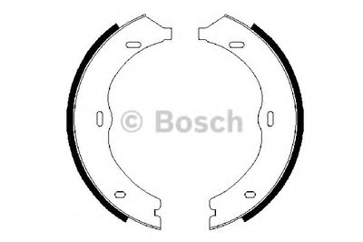 Комплект тормозных колодок, стояночная тормозная система BOSCH Придбати